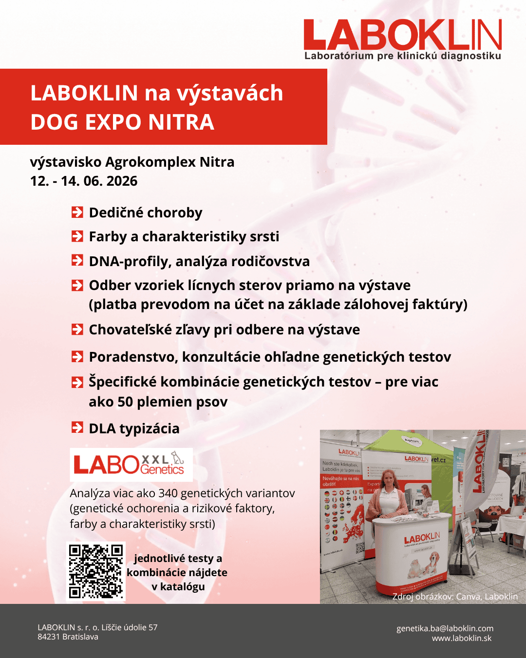 LABOKLIN na výstavách DOG EXPO NITRA 12. 6.- 14. 6. 2026 - LABOKLIN s ...